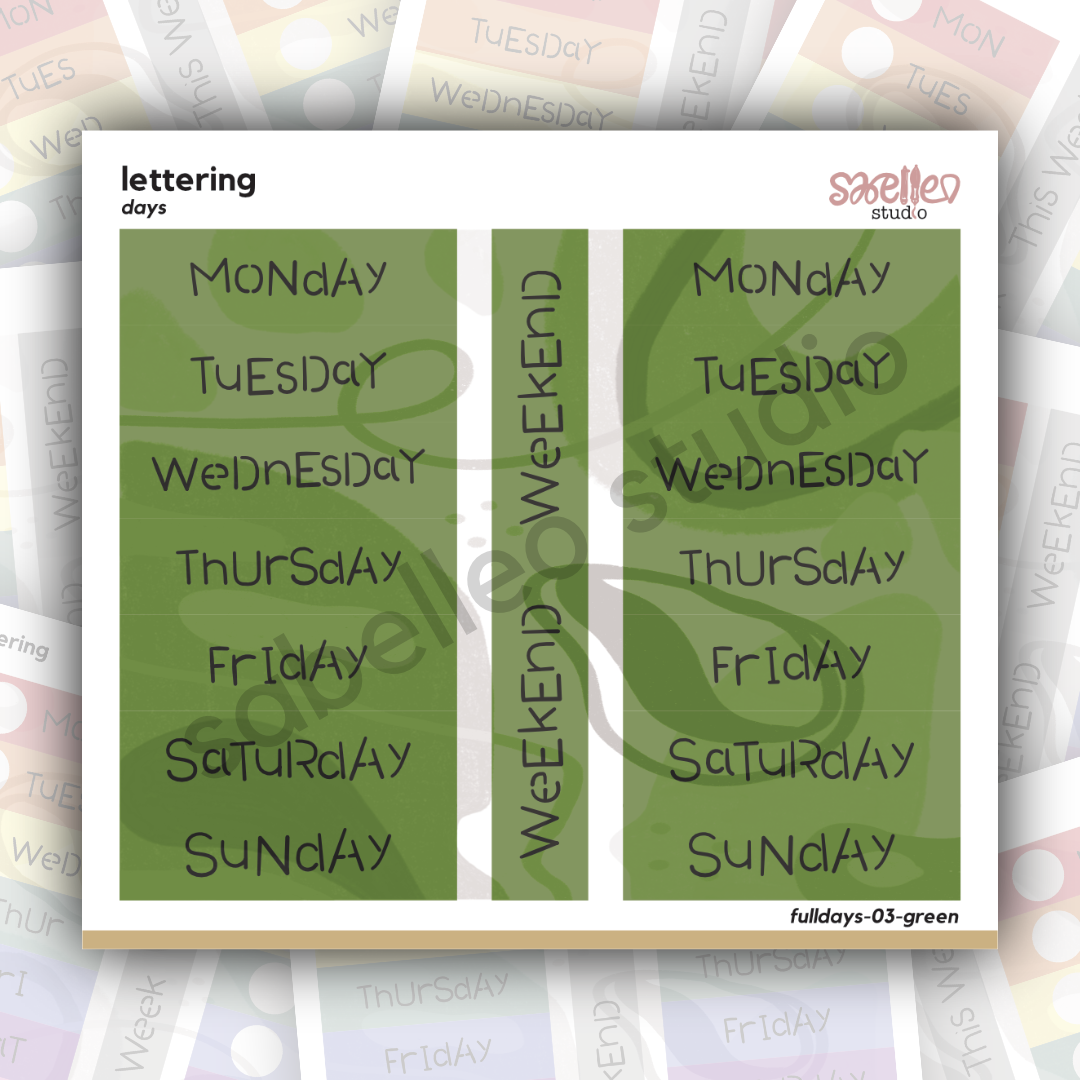 SIMILI HEADER | Days (Color)