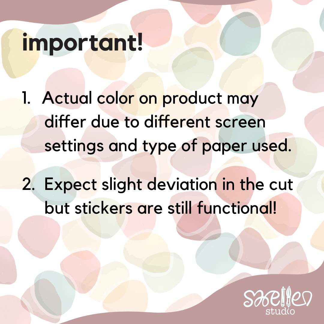 PLANNER KIT | Monthly Blobs