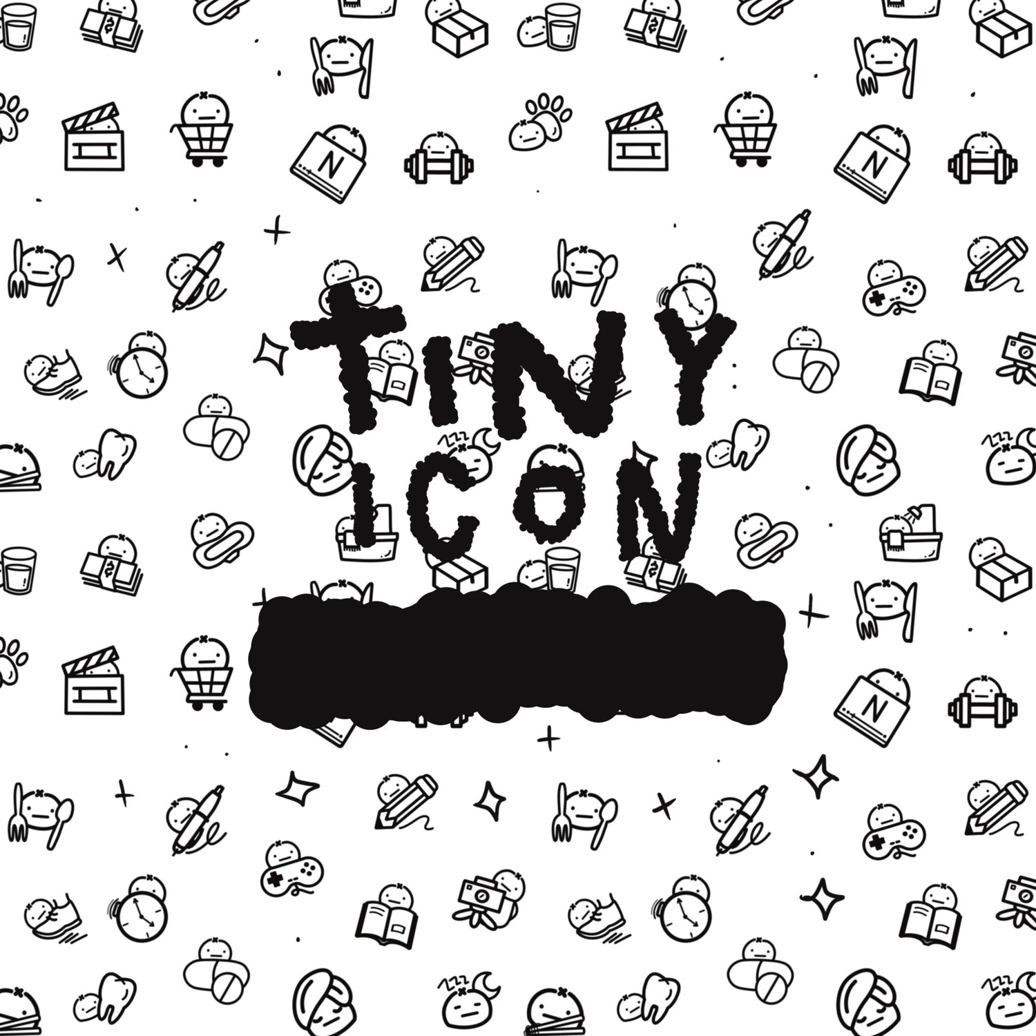 Tiny icon approximately 7x7mm, perfect fit for Hobonichi planners