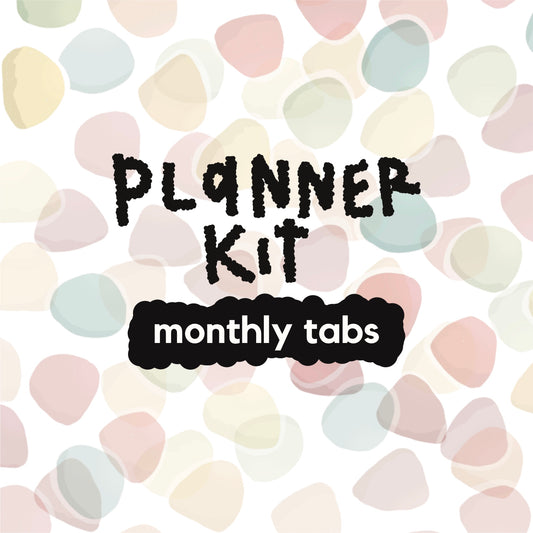 PLANNER KIT | Monthly Tabs