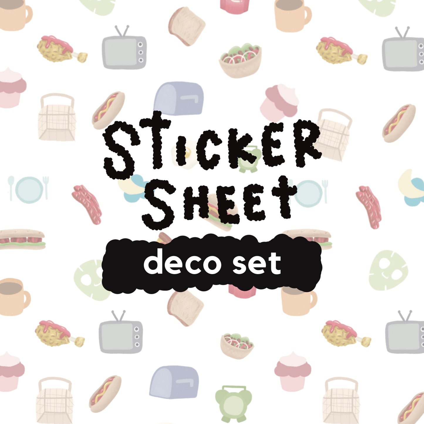 STICKER SHEET | Deco Set
