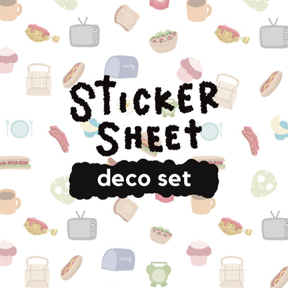 STICKER SHEET | Deco Set
