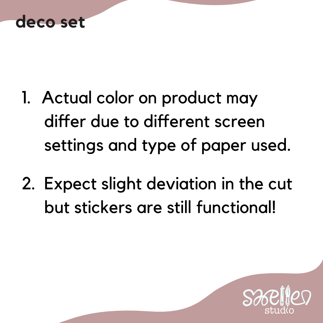 STICKER SHEET | Deco Set