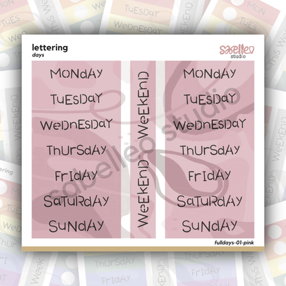 SIMILI HEADER | Days (Color)