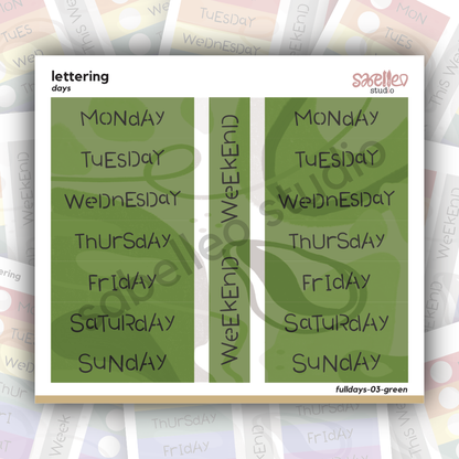 SIMILI HEADER | Days (Color)