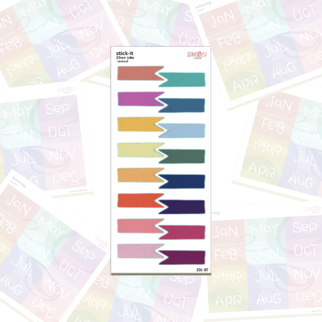 PLANNER KIT | Stick-it Tabs
